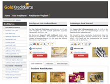 Tablet Screenshot of goldkreditkarte.de